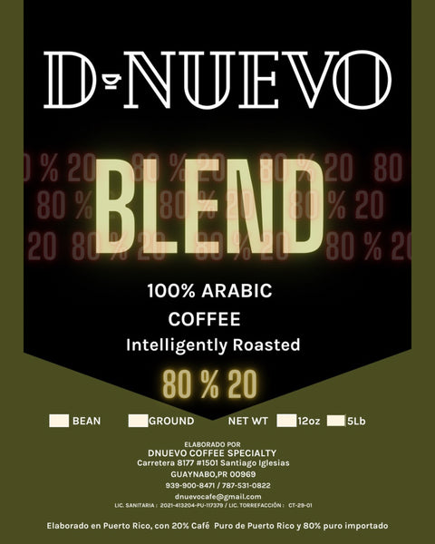 Combo: DNUEVO BLEND 80%20 + Grecas (Cafeteras)