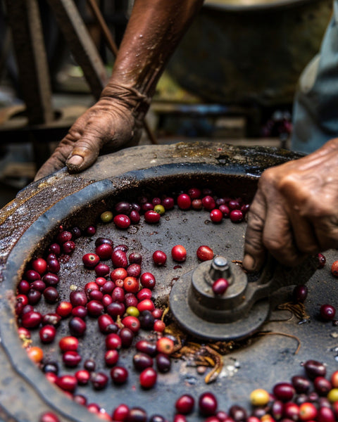 Procesamiento del Café Cosechado